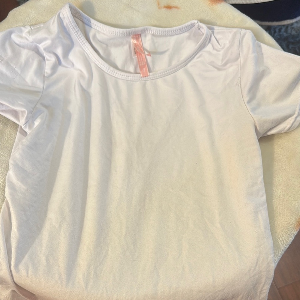 White Short Sleeve Kids Tee